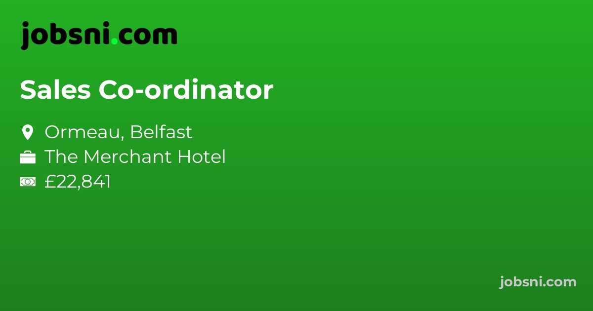 Sales Co-ordinator