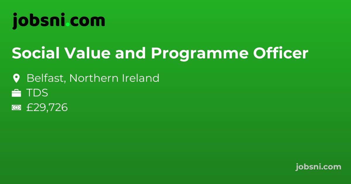 Social Value and Programme Officer