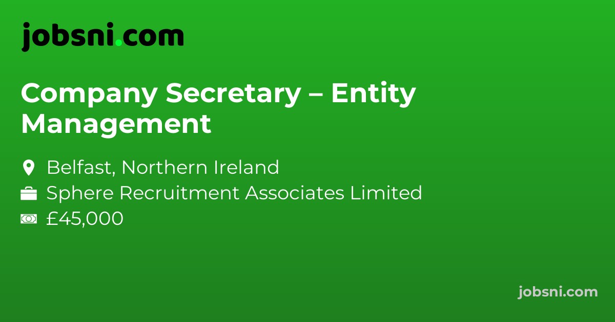 Company Secretary – Entity Management
