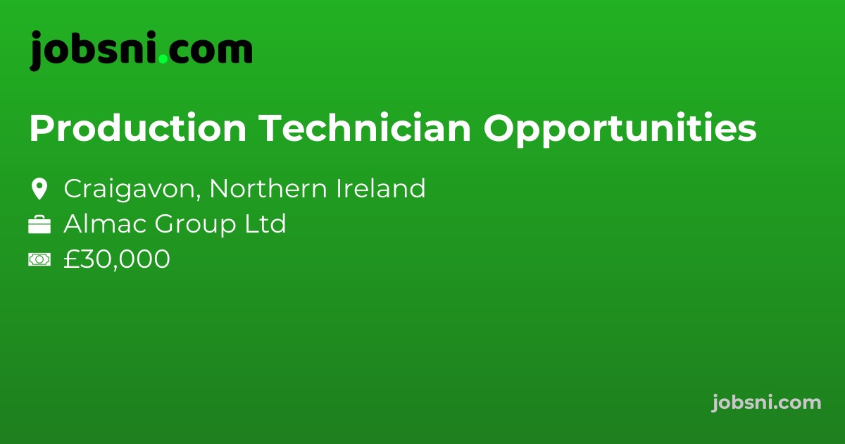 Production Technician Opportunities