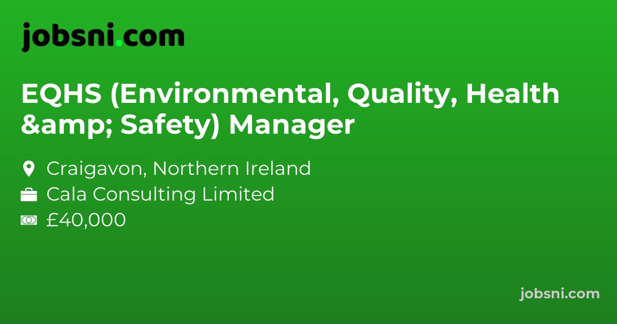 EQHS (Environmental, Quality, Health & Safety) Manager