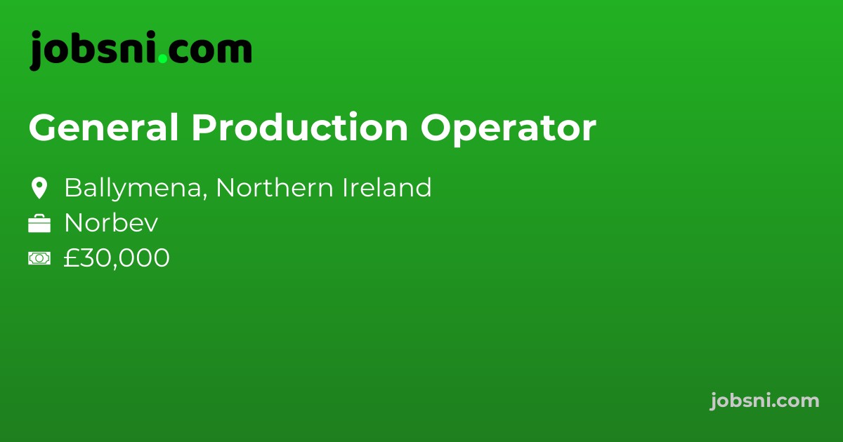 General Production Operator