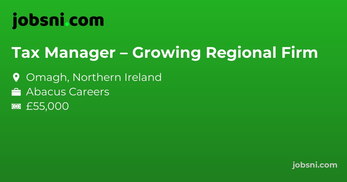 Tax Manager – Growing Regional Firm