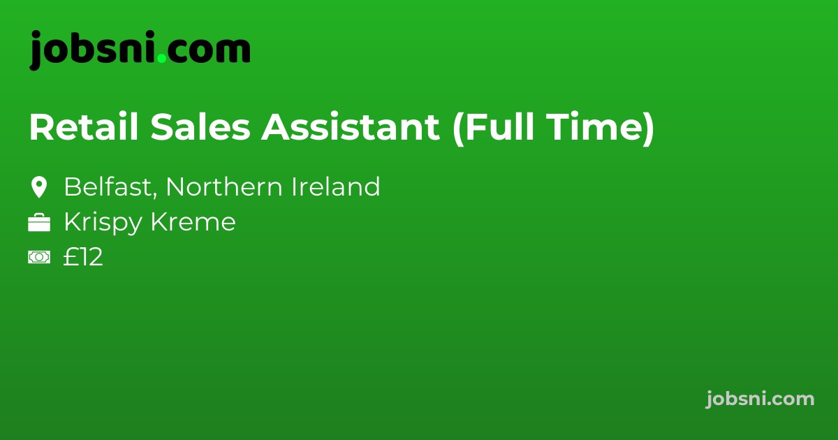 Retail Sales Assistant (Full Time)