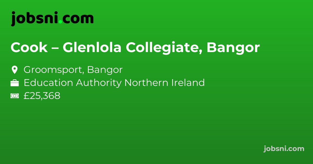 Cook – Glenlola Collegiate, Bangor