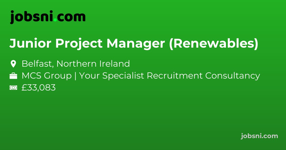 Junior Project Manager (Renewables)