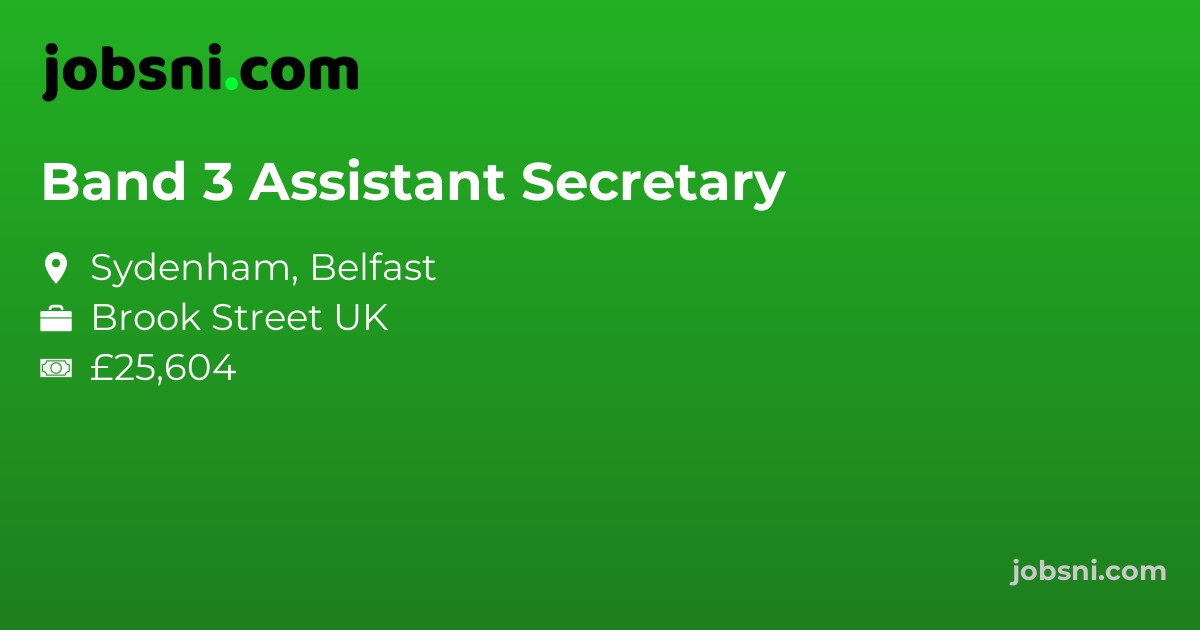 Band 3 Assistant Secretary