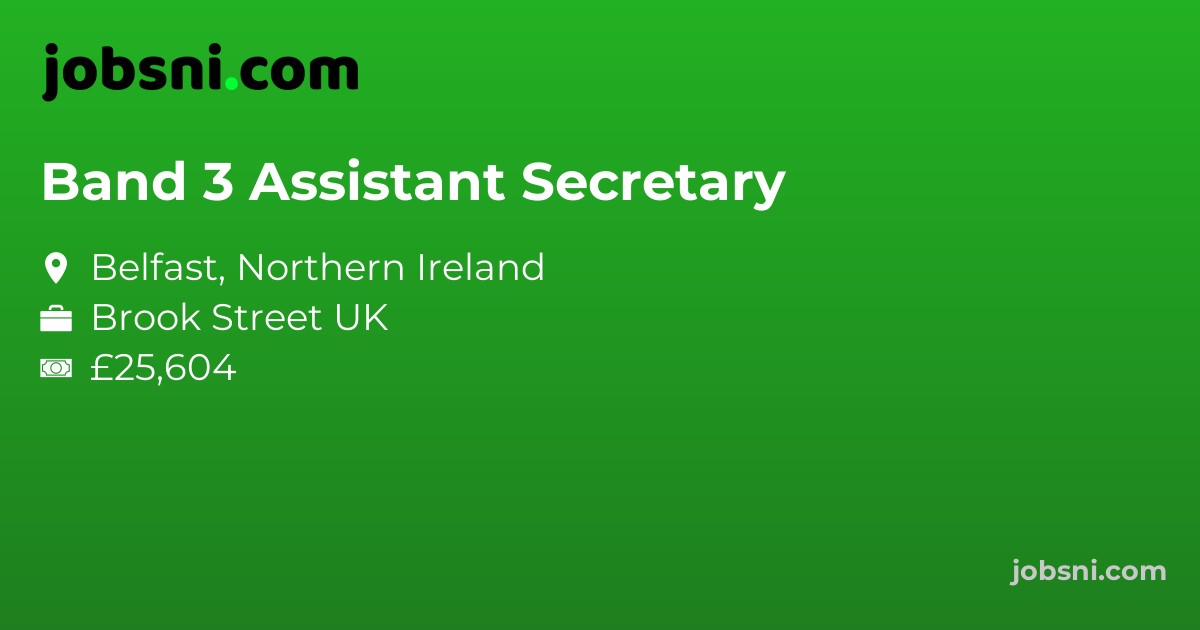 Band 3 Assistant Secretary