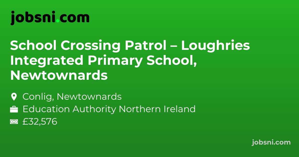 School Crossing Patrol – Loughries Integrated Primary School, Newtownards
