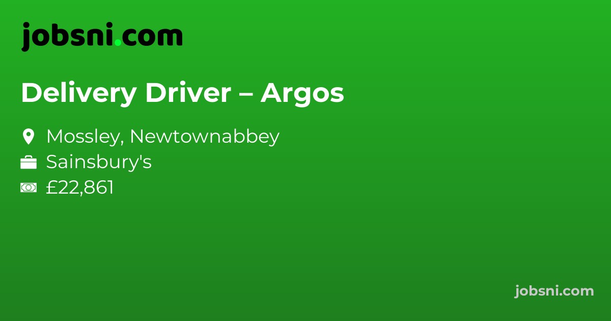 Delivery Driver – Argos