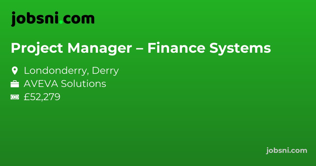 Project Manager – Finance Systems