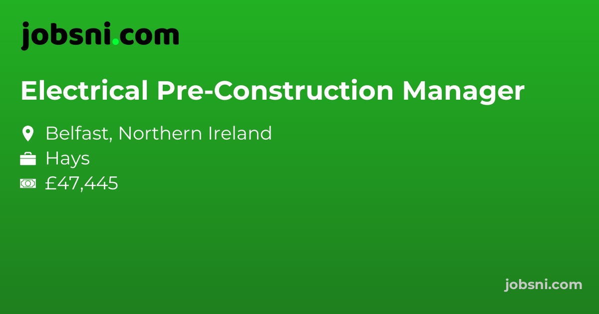 Electrical Pre-Construction Manager