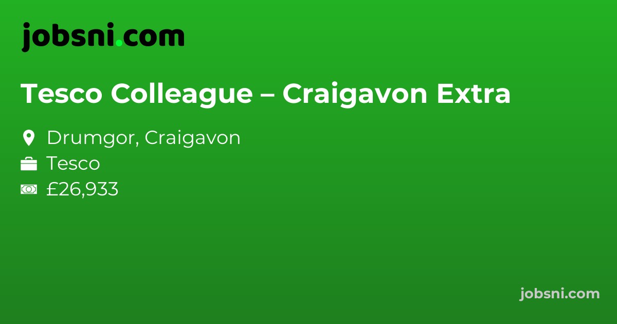 Tesco Colleague – Craigavon Extra