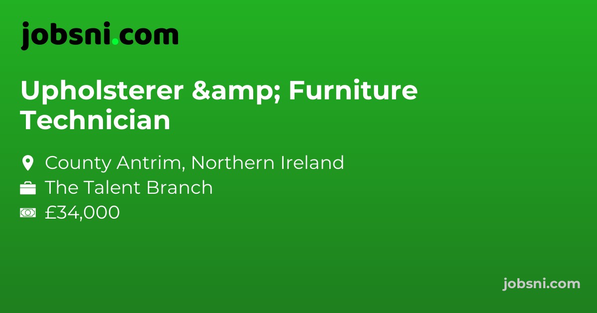 Upholsterer & Furniture Technician