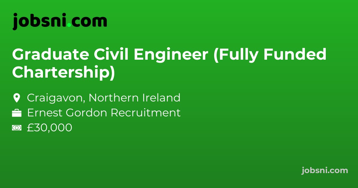 Graduate Civil Engineer (Fully Funded Chartership)