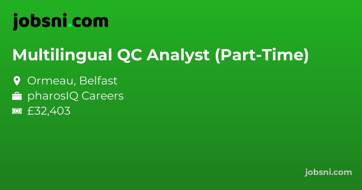Multilingual QC Analyst (Part-Time)