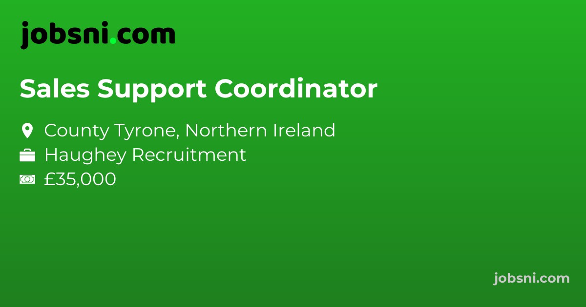 Sales Support Coordinator