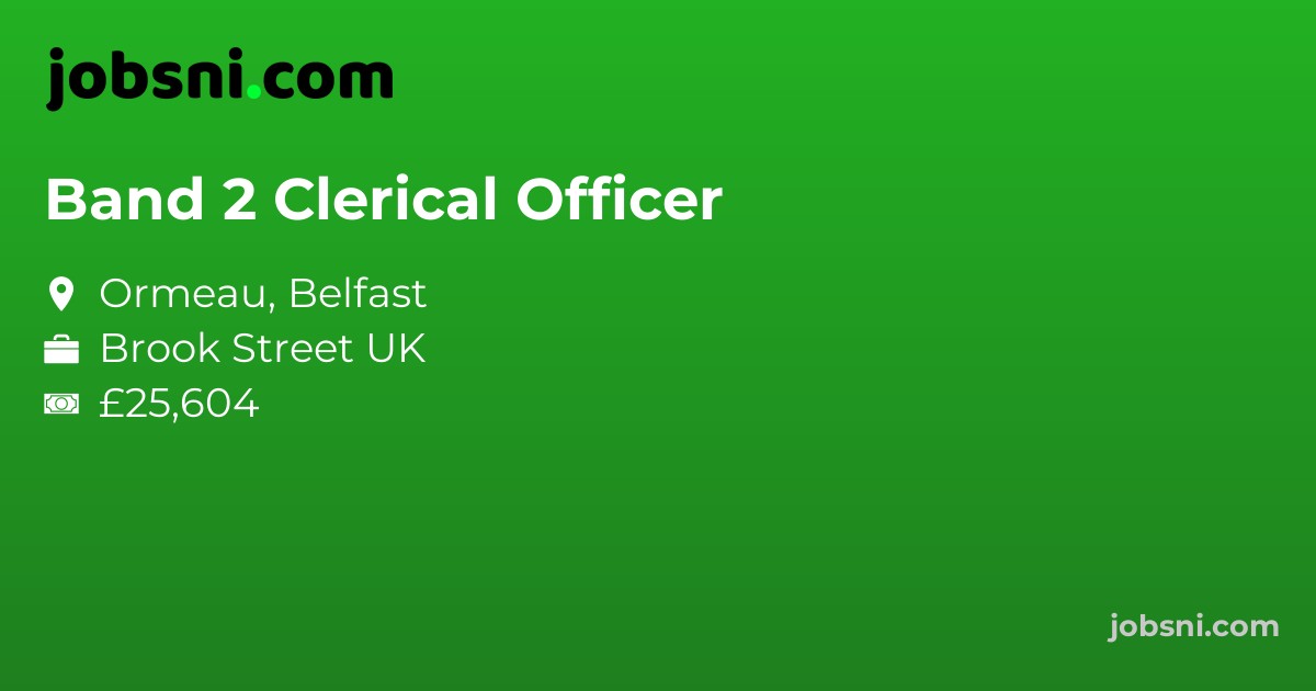Band 2 Clerical Officer