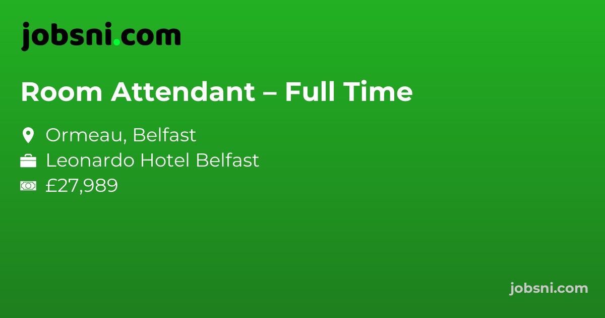 Room Attendant – Full Time