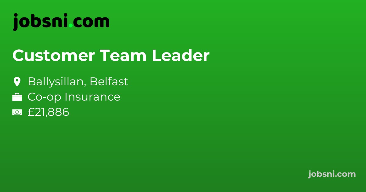 Customer Team Leader