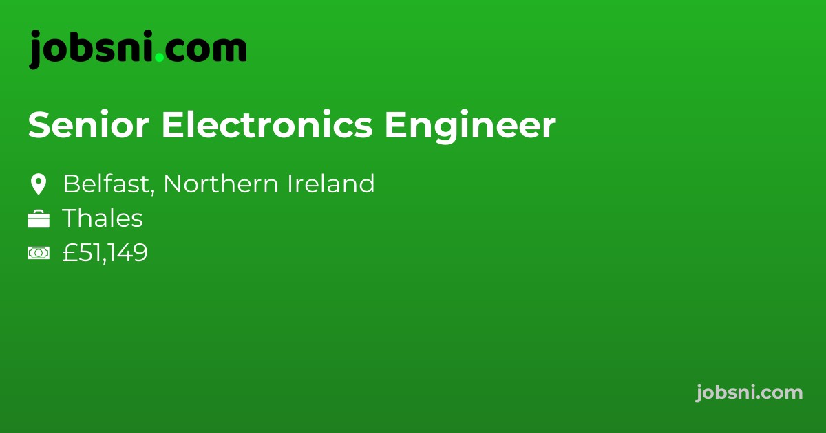 Senior Electronics Engineer