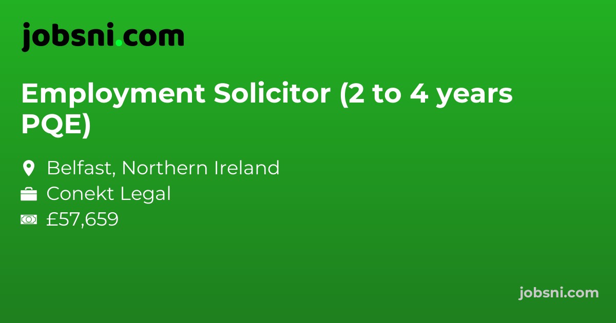 Employment Solicitor (2 to 4 years PQE)