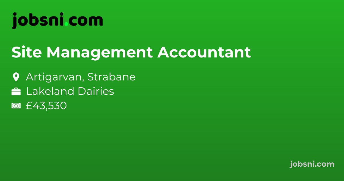 Site Management Accountant