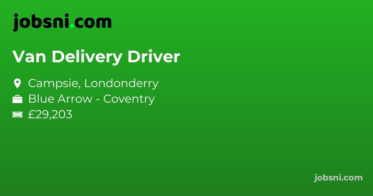 Van Delivery Driver