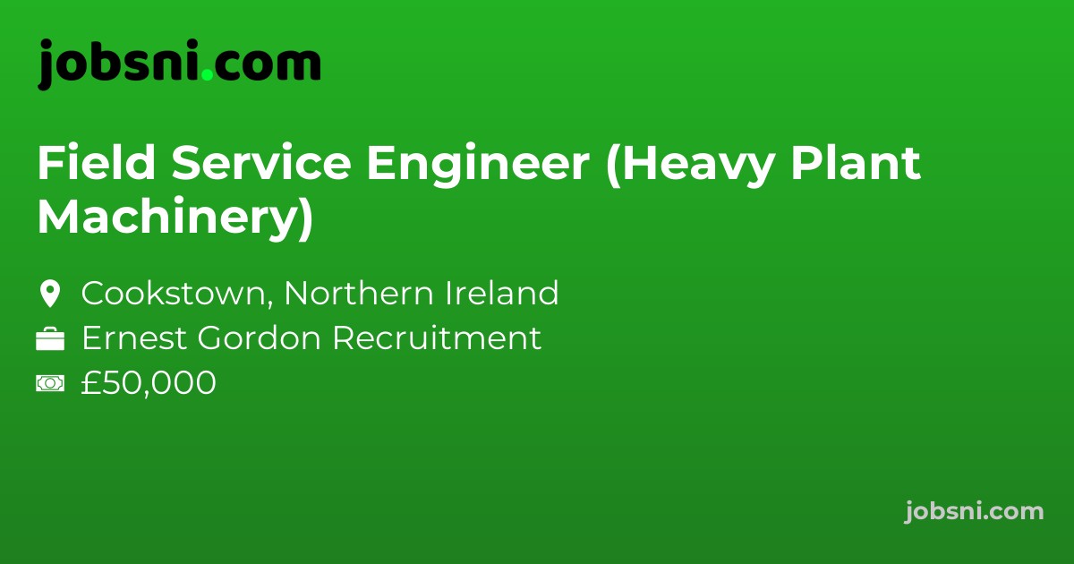 Field Service Engineer (Heavy Plant Machinery)