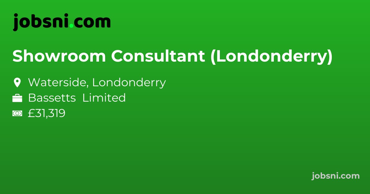 Showroom Consultant (Londonderry)