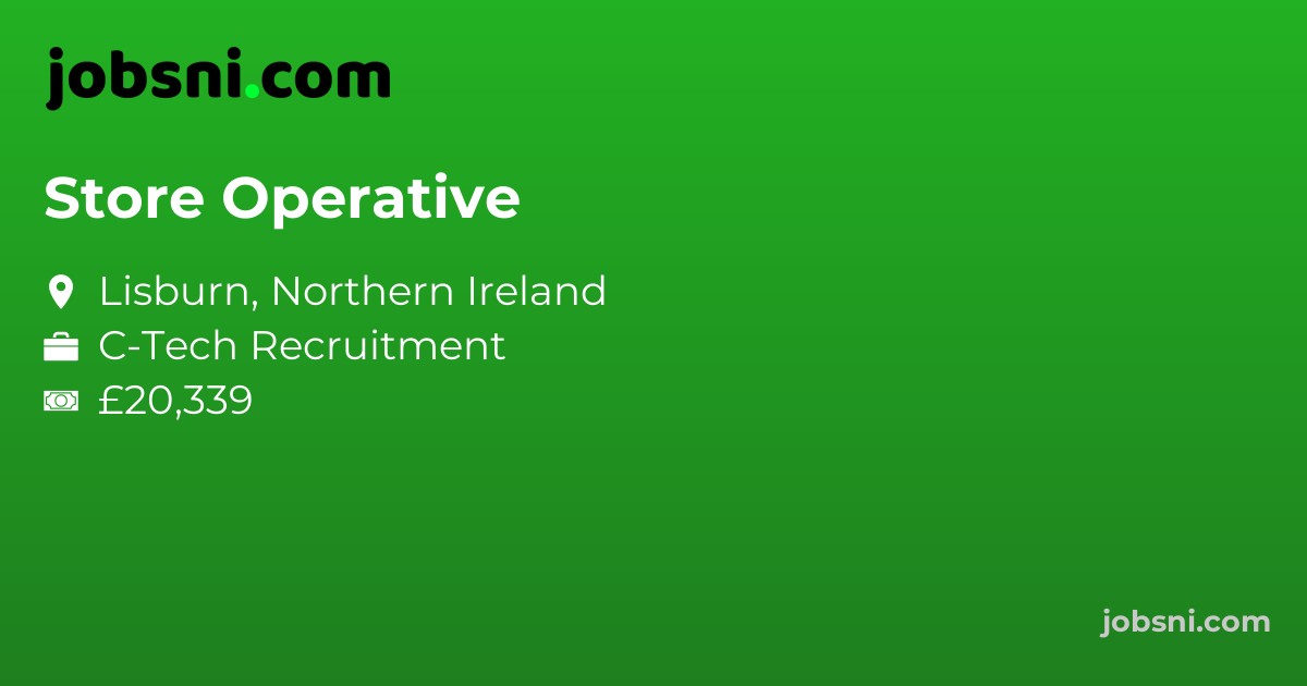 Store Operative