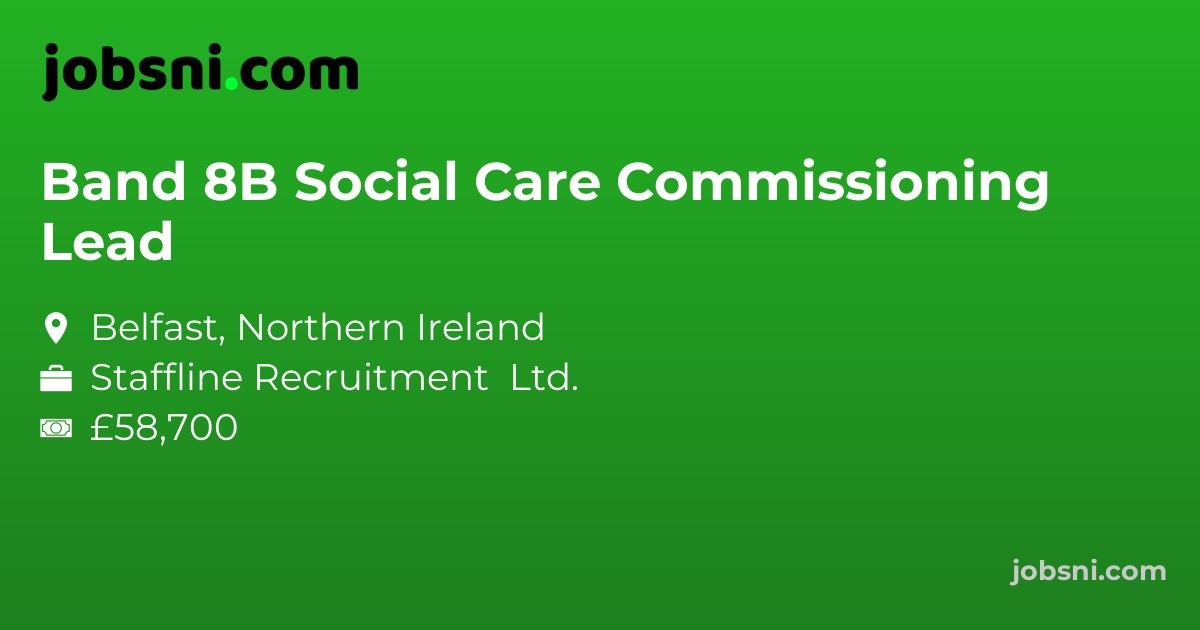 Band 8B Social Care Commissioning Lead