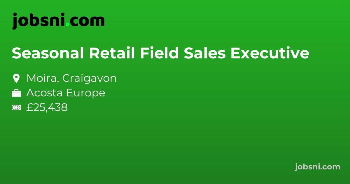 Seasonal Retail Field Sales Executive