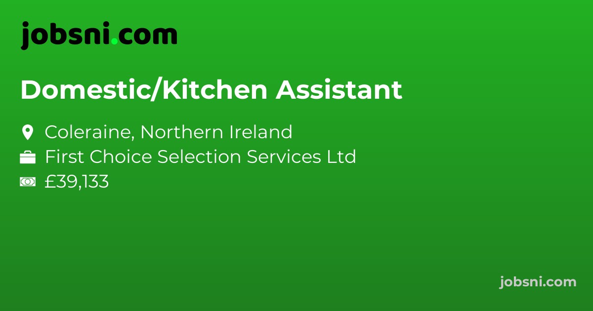 Domestic/Kitchen Assistant