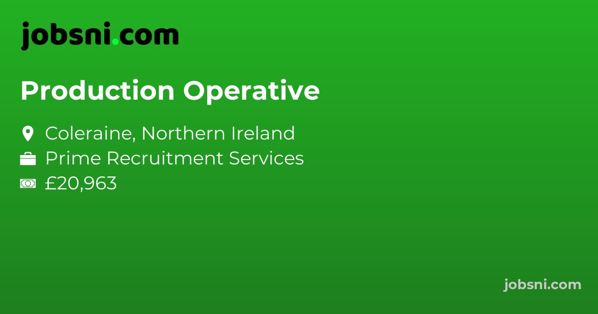 Production Operative