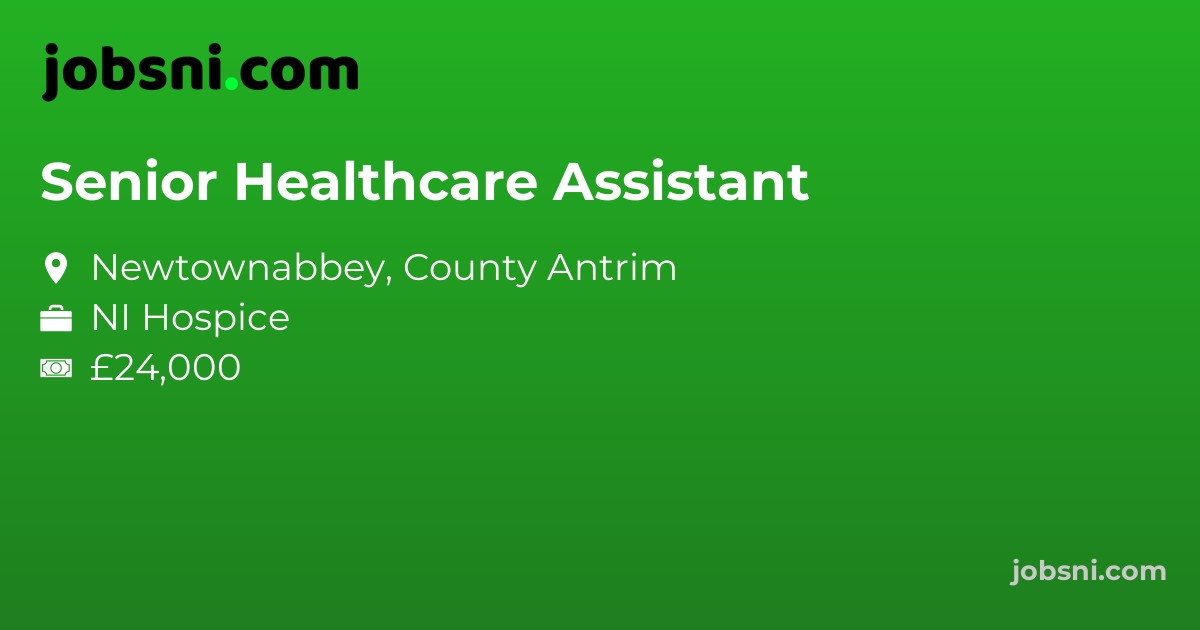 Senior Healthcare Assistant