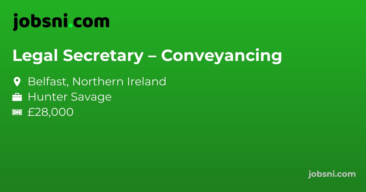 Legal Secretary – Conveyancing