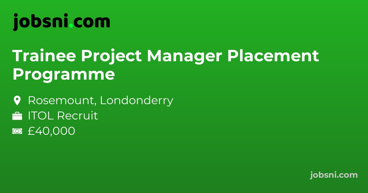 Trainee Project Manager Placement Programme