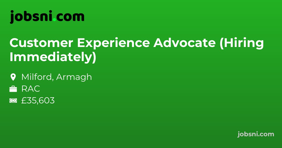Customer Experience Advocate (Hiring Immediately)