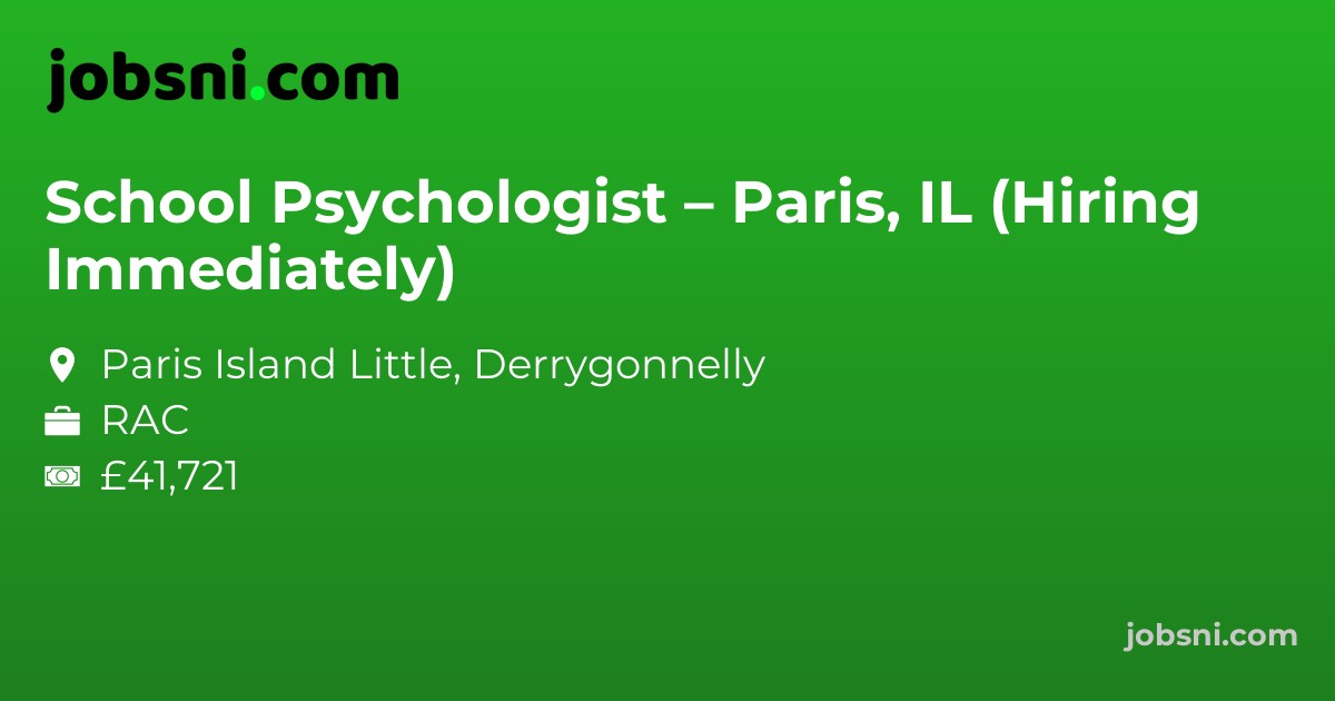 School Psychologist – Paris, IL (Hiring Immediately)