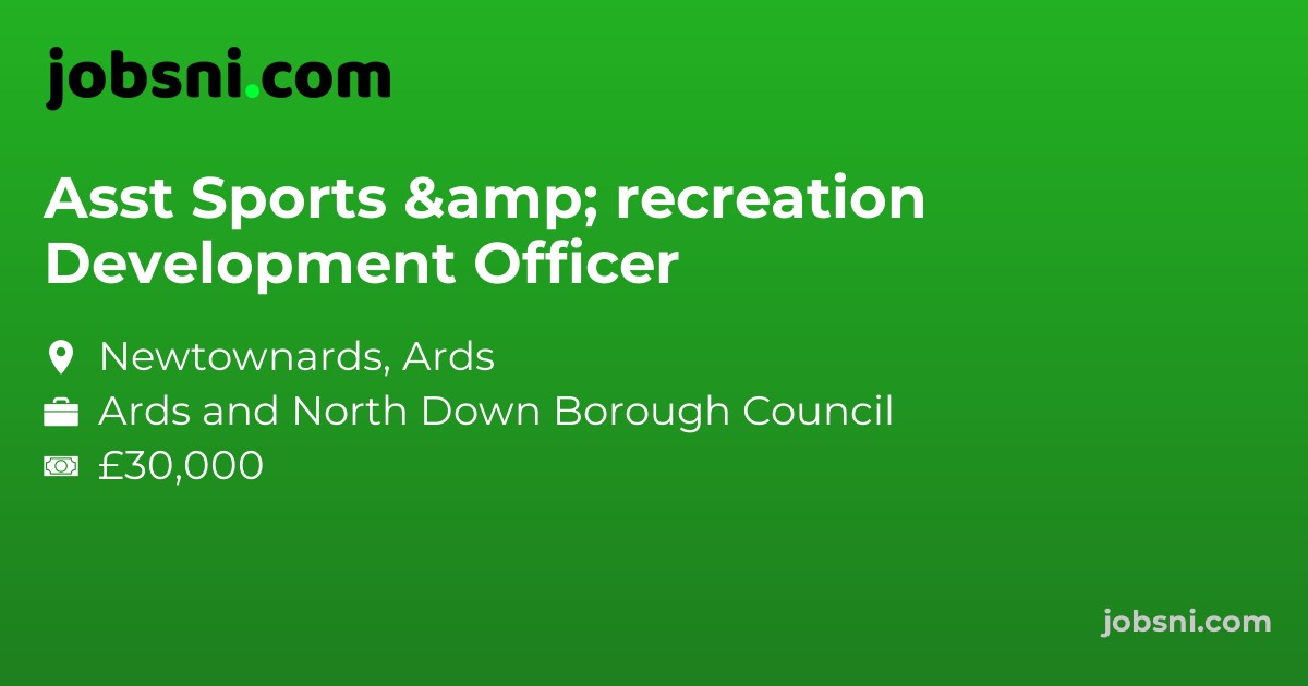 Asst Sports & recreation Development Officer