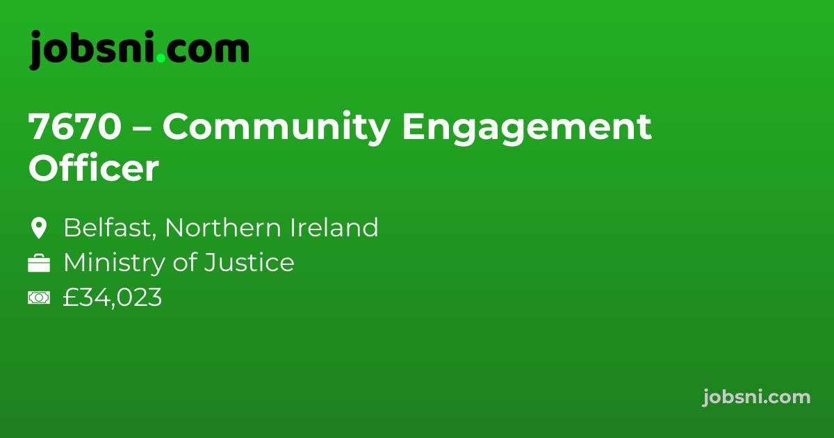 7670 – Community Engagement Officer