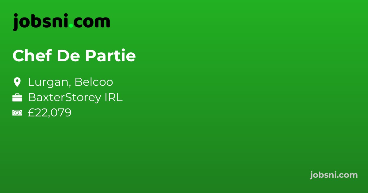 Chef De Partie