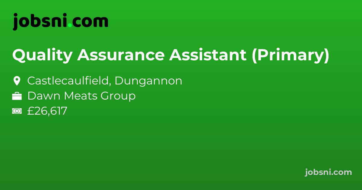 Quality Assurance Assistant (Primary)