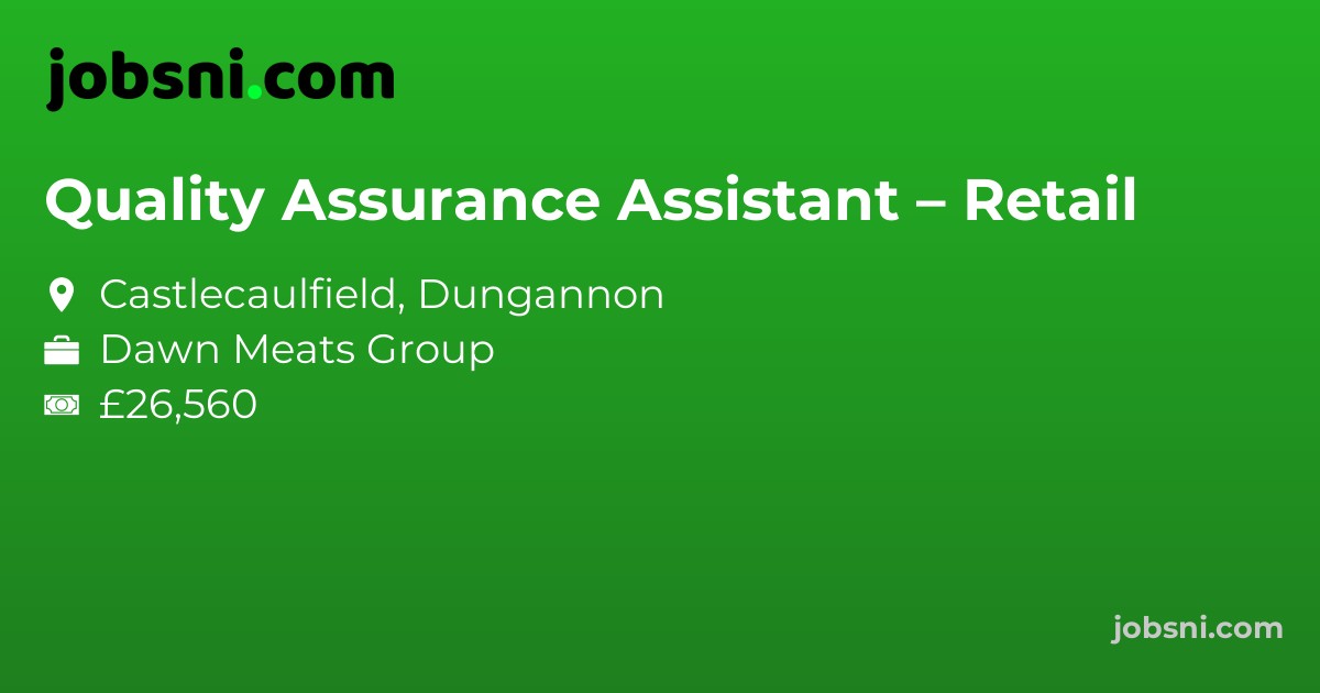 Quality Assurance Assistant – Retail