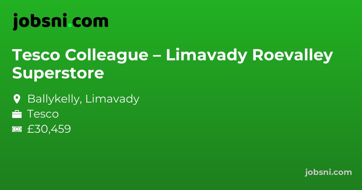 Tesco Colleague – Limavady Roevalley Superstore