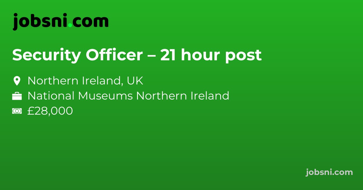 Security Officer – 21 hour post