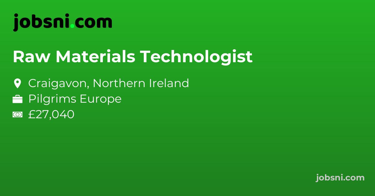 Raw Materials Technologist