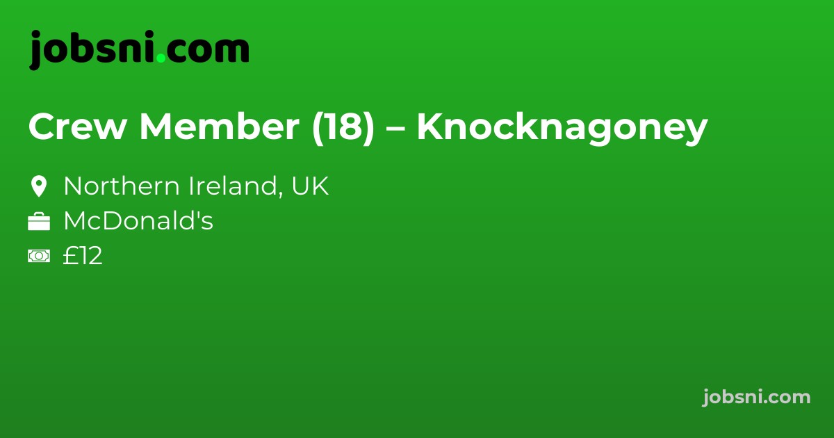 Crew Member (18) – Knocknagoney
