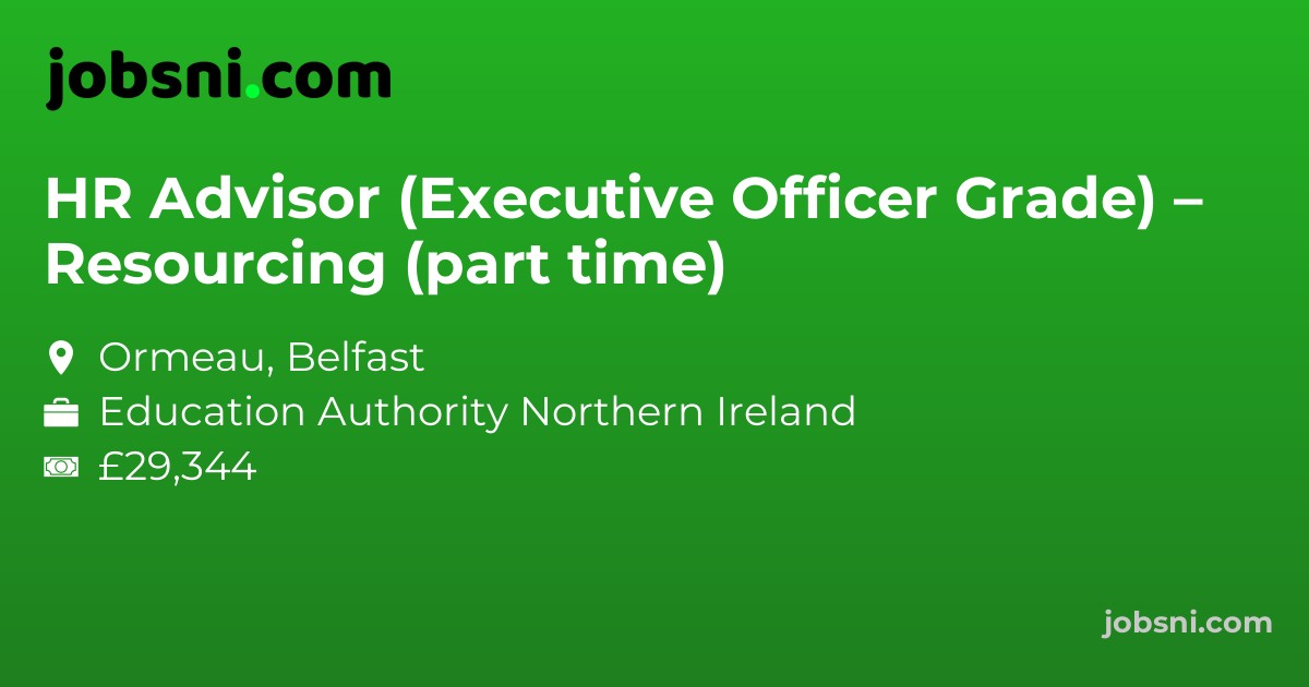 HR Advisor (Executive Officer Grade) – Resourcing (part time)